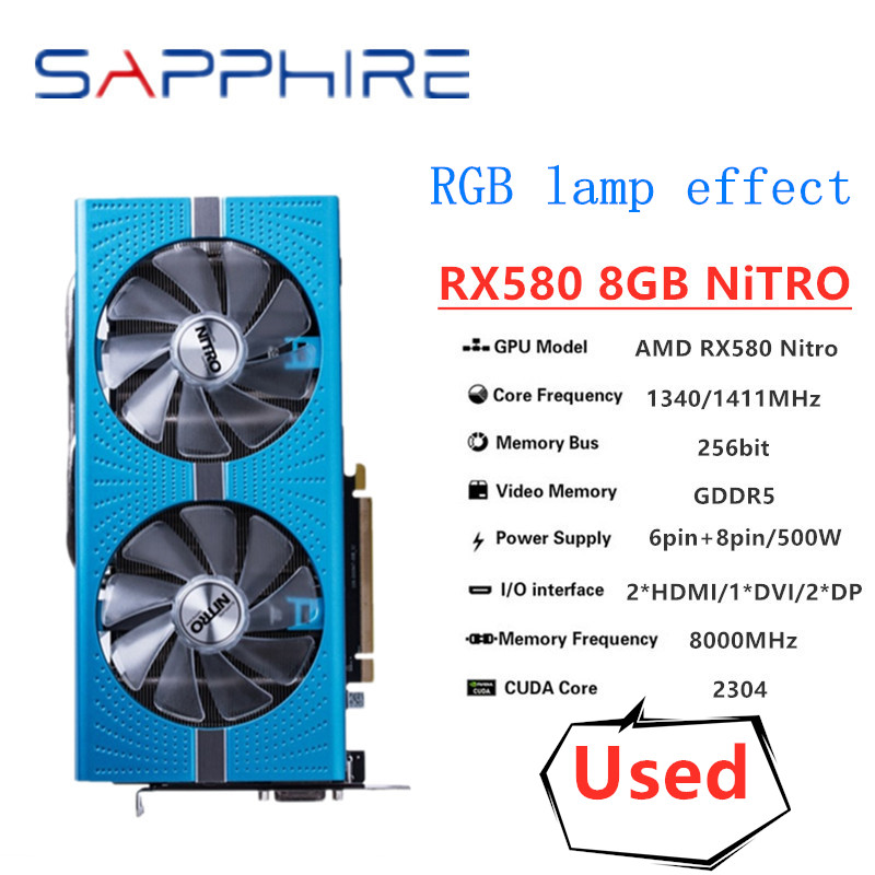 Rtx 3070 8Gb Graphics Card - Kartu Grafis SAPPHIRE Original RX 580