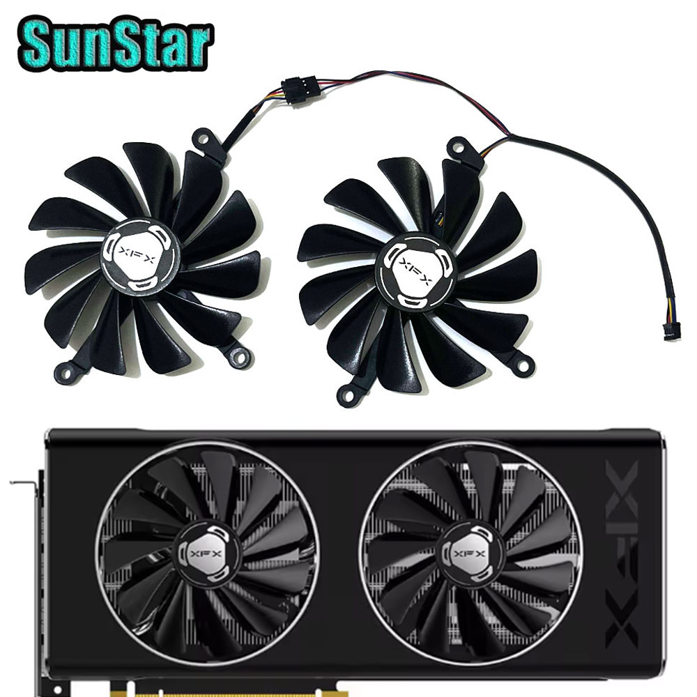 Baru 1SET 95MM RX 5700 FDC10U1 - Rx 5700 Xt 8Gb Video Card ulasan dan harga