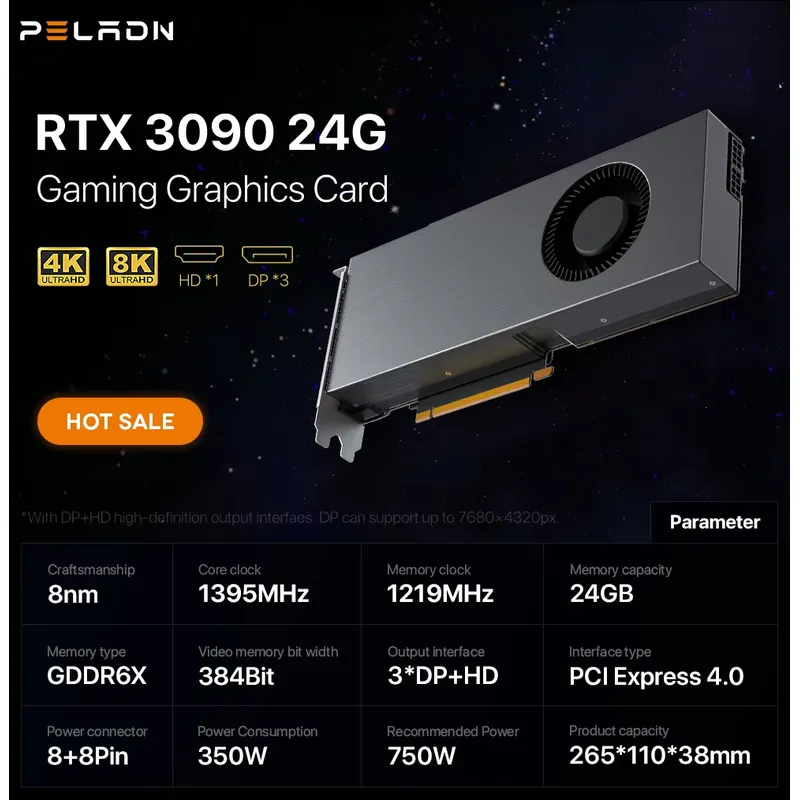 Penjualan Panas Harga Rendah S - Rtx 3090 24Gb Graphics Card ulasan dan harga