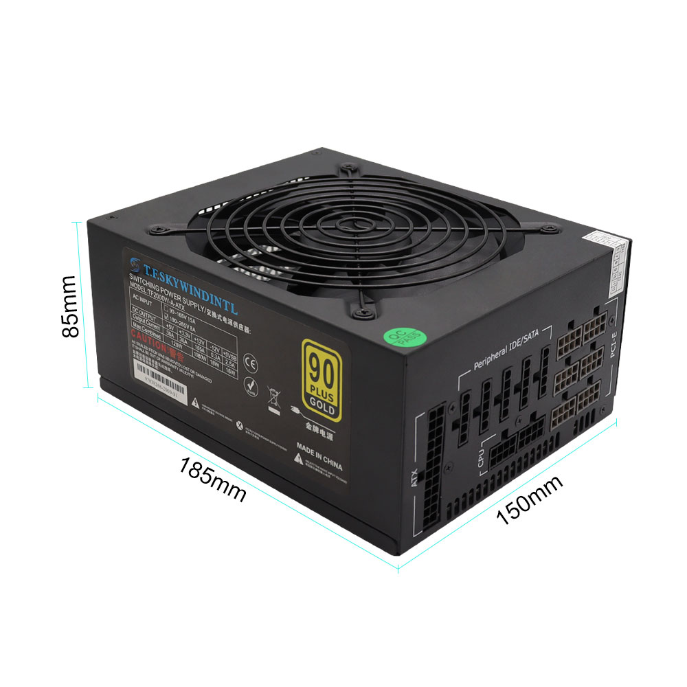 Catu Daya PC ATX Modul Penuh 2 - 2000W Atx Mining Power Supply ulasan dan harga