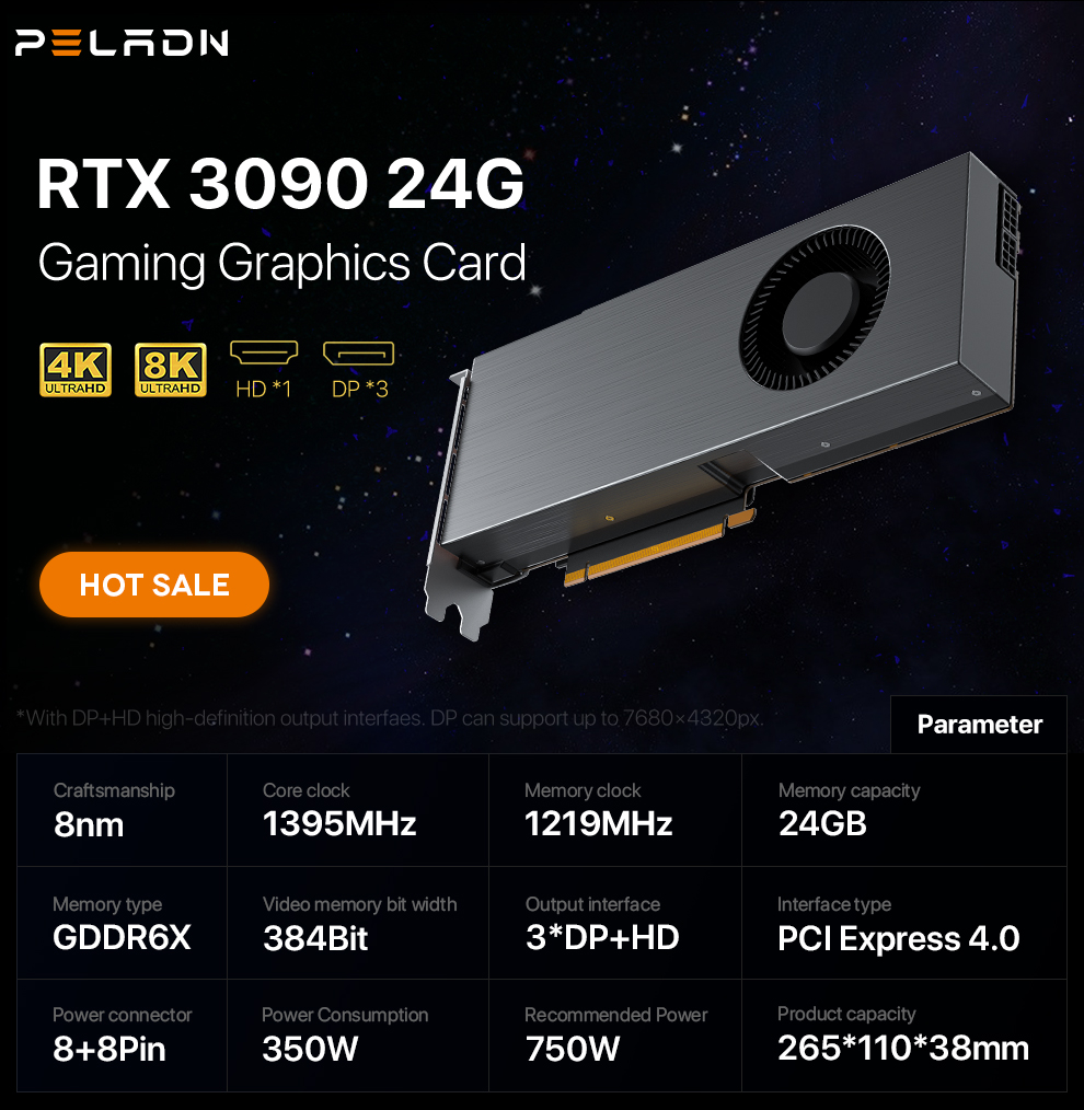 Kartu Grafis RTX 3080Ti 3080 1 - Rtx 3090 24Gb Graphics Card ulasan dan harga
