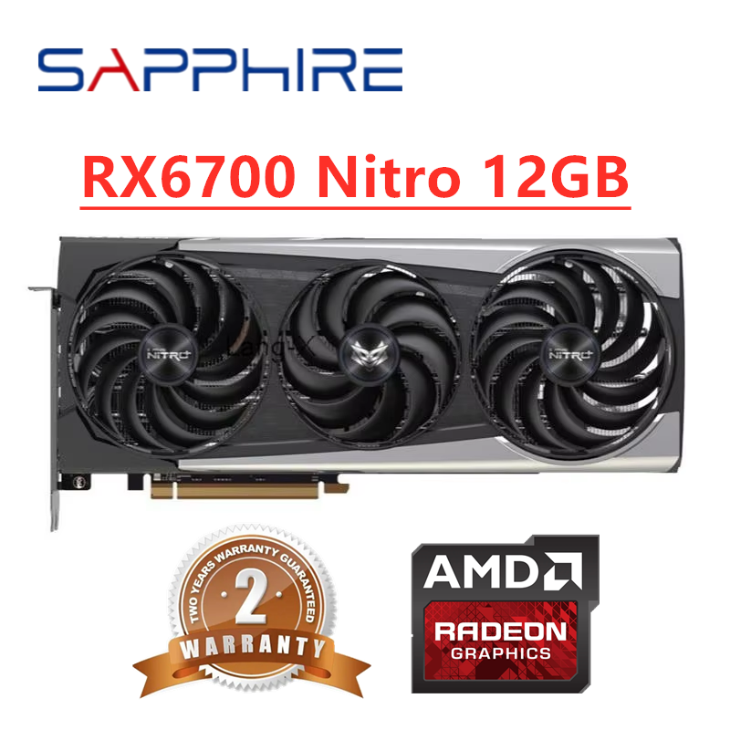 Kartu Grafis GPU Sapphire RX 6 - Rx 6700 Xt 12Gb Graphics Card ulasan dan harga