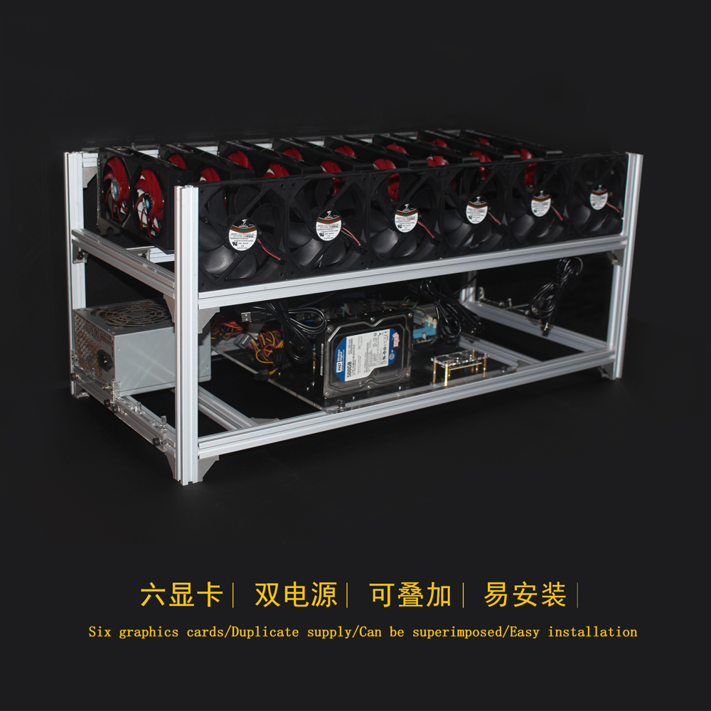 6 8 12 19 Rig Penambangan Pena - 12 Gpu Open Air Frame Case ulasan dan harga